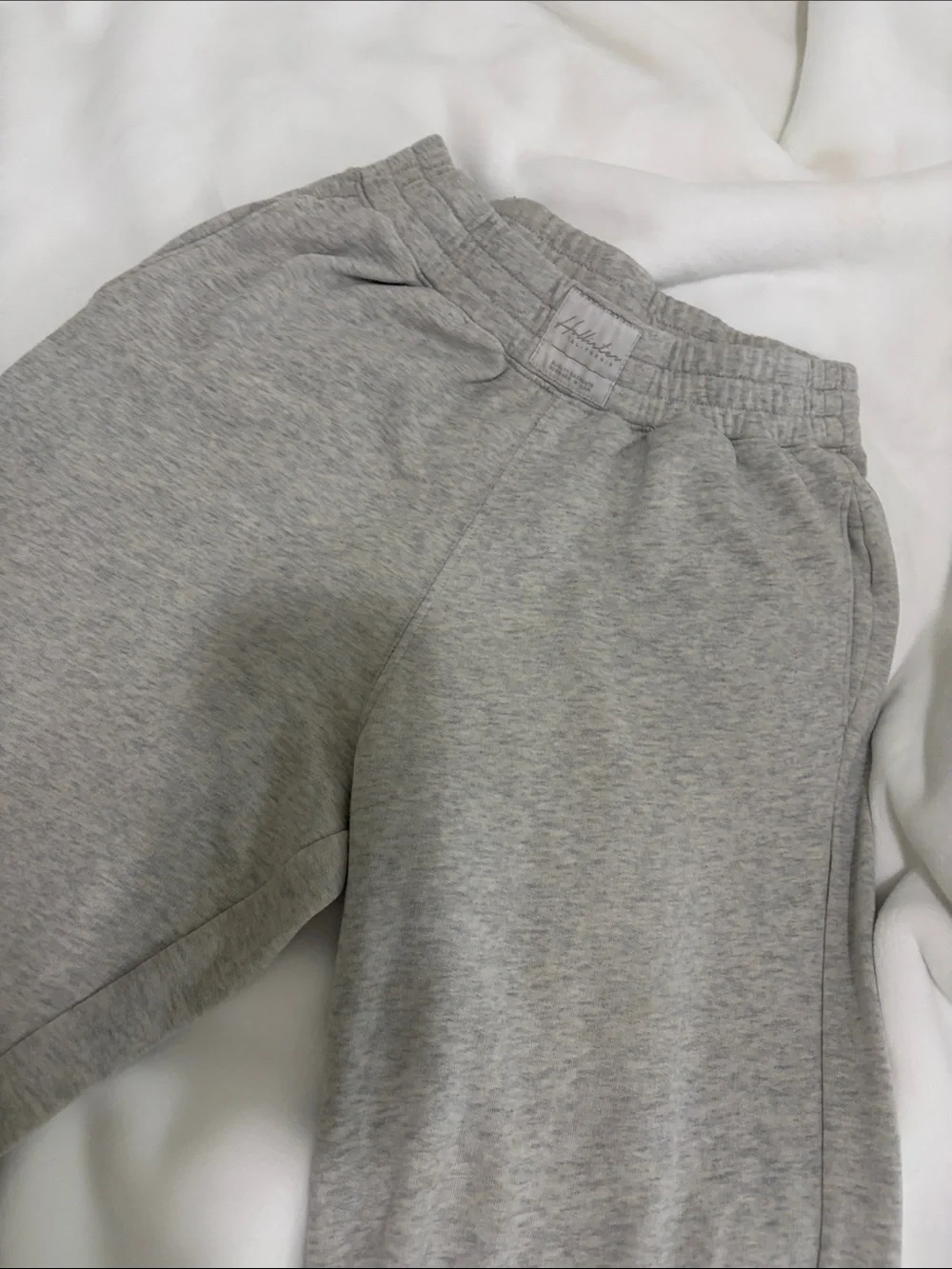 Hollister Light Gray Jogger Sweatpants